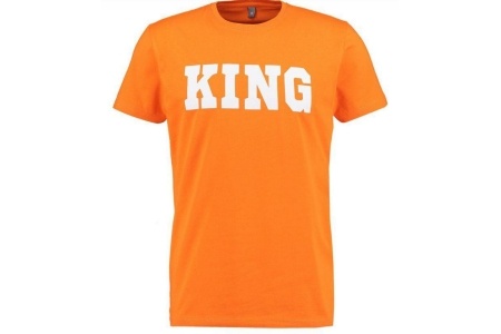 heren t shirt oranje