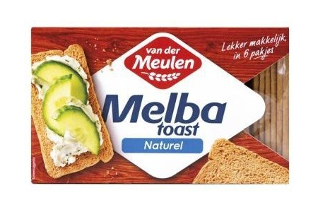 van der meulen melba toast naturel