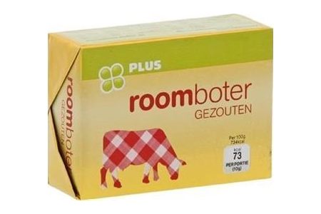 plus roomboter gezouten