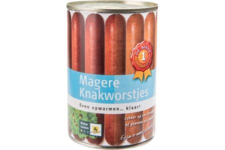 1 de beste knakworstjes mager