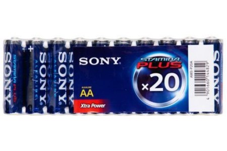 sony alkaline batterijen aa