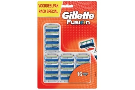 gillette fusion 16 mesjes