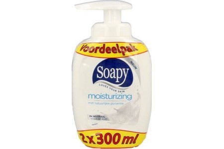 soapy moisturizing handzeep duopack