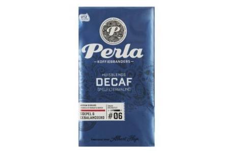 perla huisblends decaf snelfiltermaling