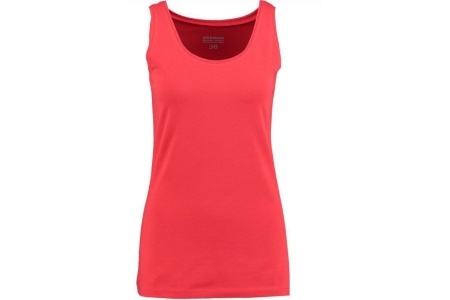 dames singlet rood