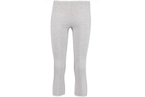 dames caprilegging lichtgrijs