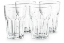 drinkglazen zeskantig 36cl set van 4