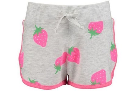 meisjes short grijs