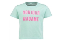 meisjes t shirt aqua