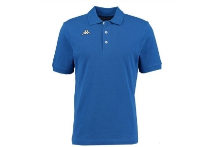 kappa heren polo pique blauw