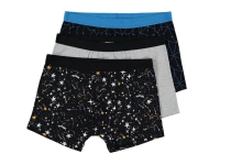 heren boxer 3 pack zwart