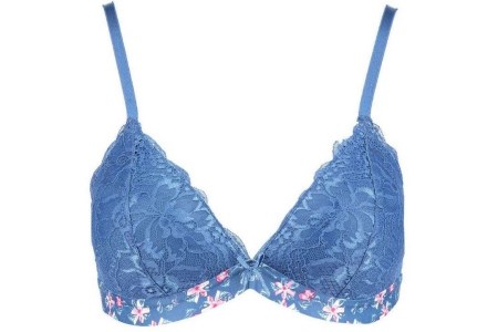 dames bralette blauw