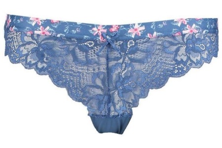 dames string blauw