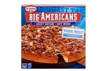 dr oetker big americans tuna melt 490g