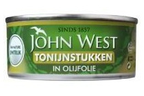 tonijnstukken in olijfolie