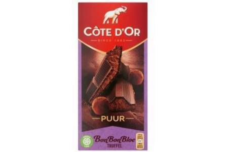 cote d or bon bon bloc praline truffel puur