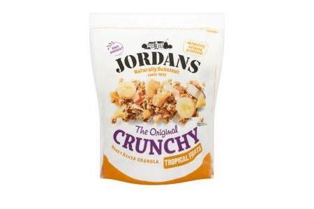 jordans the original crunchy honey baked granola tropical fruits