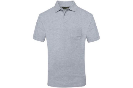 life line polo nick poloshirt grijs melange m