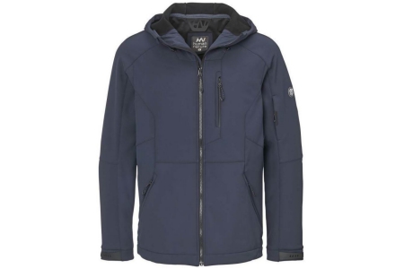 clovis heren parka softshell navy