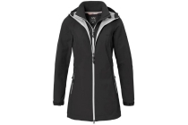 candella parka dames softshell zwart