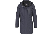 basma dames parka softshell navy