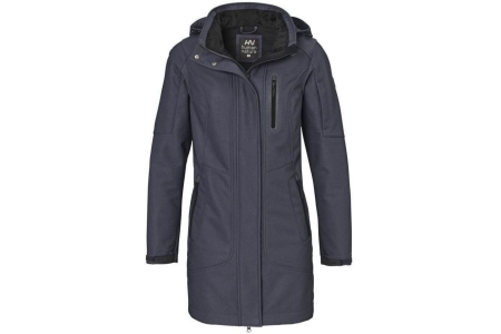 basma dames parka softshell navy