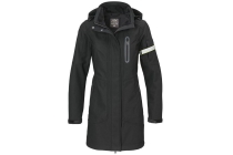 basma dames parka softshell zwart