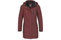 basma dames parka softshell aubergine