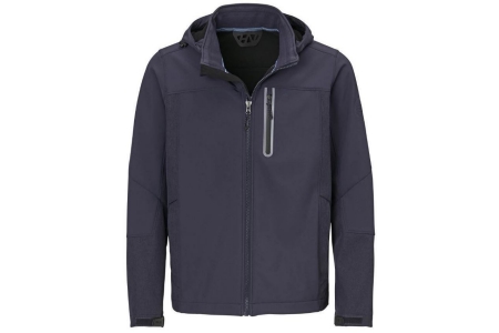 tiele herenjas softshell navy