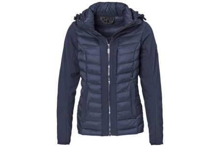 fientje dames jas softshell navy