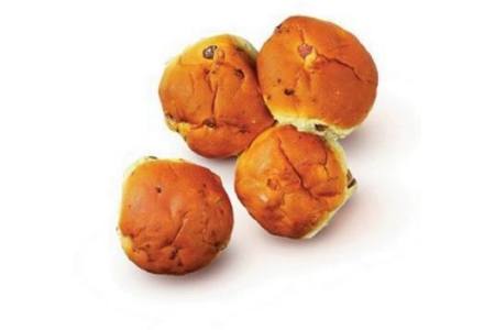 rozijnenbollen 4 stuks