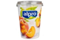 alpro soya yoghurtvariatie perzik