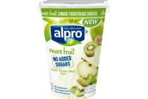 alpro soya yoghurtvariatie appel kiwi met meer fruit