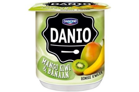 danio kwark mango kiwi en banaan