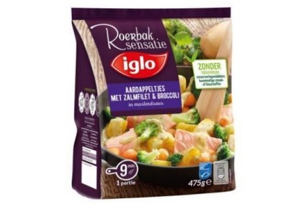 iglo roer bak sen sa tie zalm fi let mos terd saus