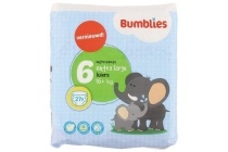 bumblies 6 extra zachte extra large luiers