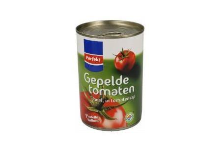 perfekt gepelde tomaten