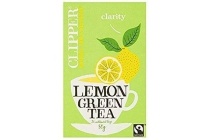 clipper organic green tea lemon