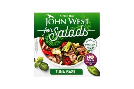 john west salads tuna basil 110 gram