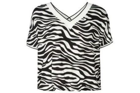 true spirit dames t shirt met zebraprint