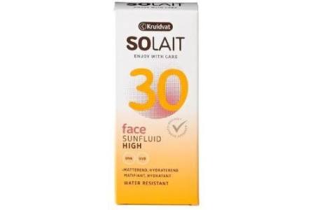 solait face sun fluid spf 30 high