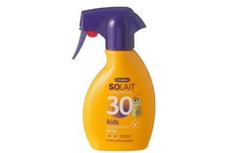 kruidvat solait kids spf30 sun spray