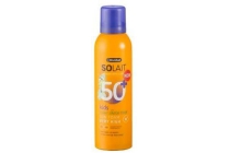 kruidvat solait kids spf50 funny green sunfoam