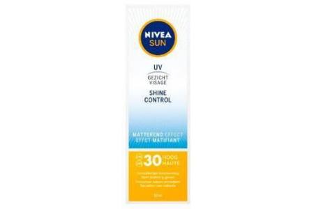 nivea sun face shine control spf30 gezichtszonnecreme