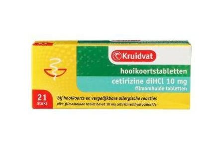 kruidvat cetirizine hooikoortstabletten