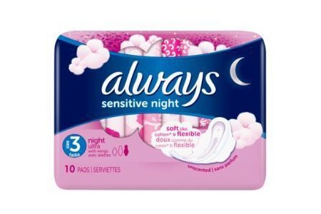 always maandverband sensitive night