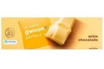 g woon witte chocoladereep 100 gram