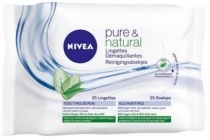 nivea reinigingsdoekjes pure en natural 25 stuks