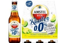 amstel radler 0 0 bier dubbel citrus fles 6 x 30cl