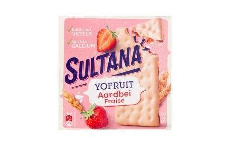 sultana yofruit aardbei 5 x 2 stuks